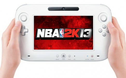 NBA 2K13 logo Nintendo Wii U Gamepad