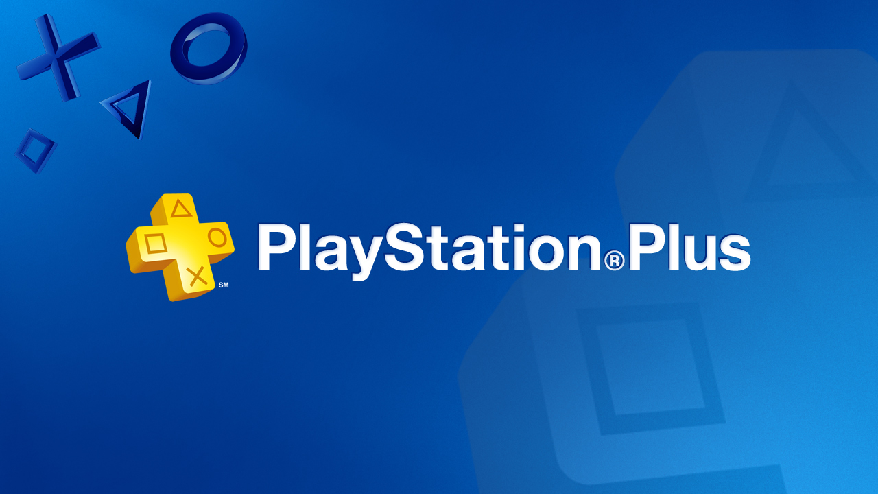 PlayStation Plus Logo sur fond bleu
