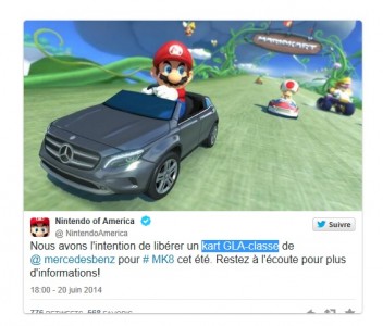Mario Kart 8 : La Mercedes confirmée