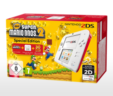 pack Nintendo 2DS Edition spéciale New Super Mario Bros. 2