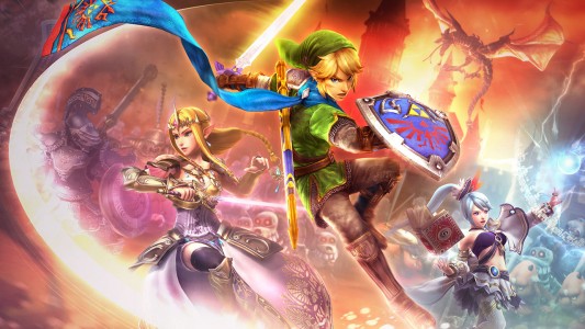 Princesse Zelda et Link en pleine bataille