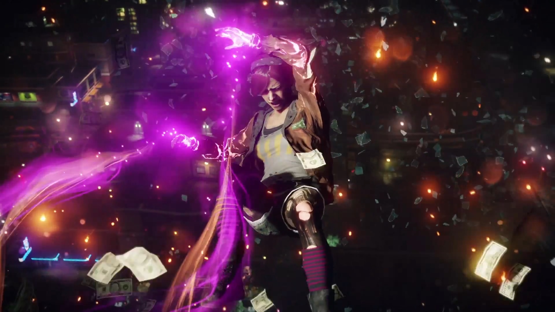 First light. Infamous first Light Sucker Punch Productions. Infamous second son Sucker Punch Productions. Первый свет.