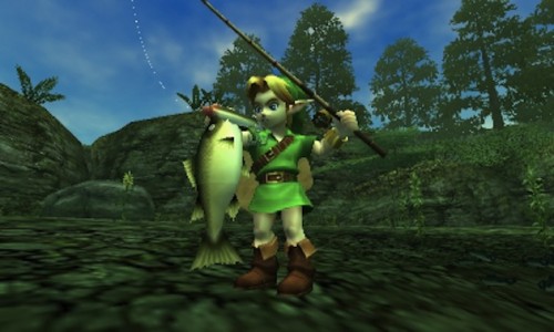 The Legend of Zelda - Ocarina of Time pèche