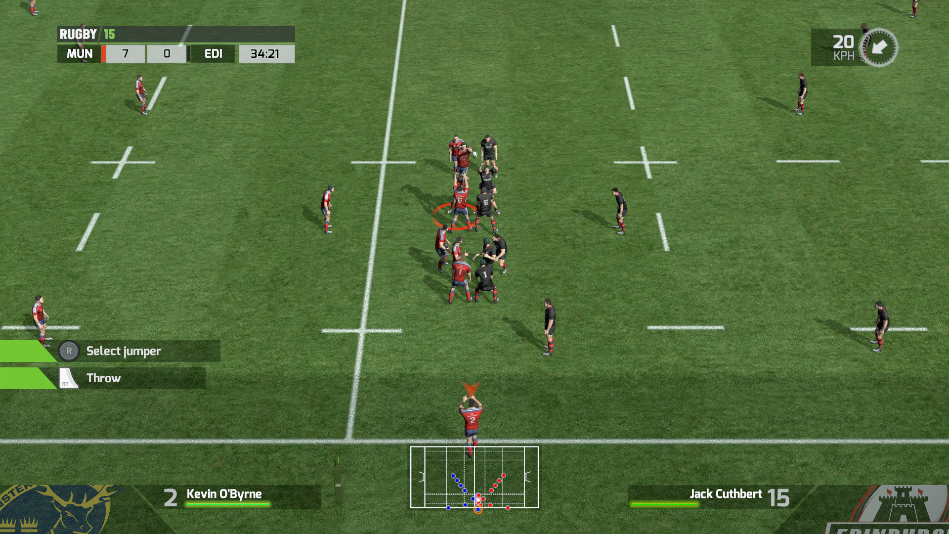 Rugby 15 screen