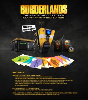 Borderlands Claptrap-in-a-box Edition contenu