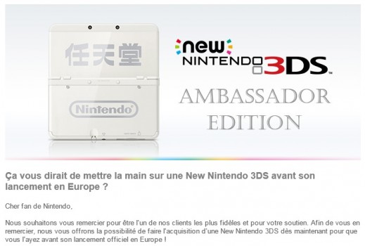 New Nintendo 3DS Ambassador