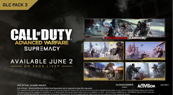Call of Duty Advanced Warfare, le 3ème DLC, Supremacy, s'offre un trailer - LightninGamer - Supremacy contenu