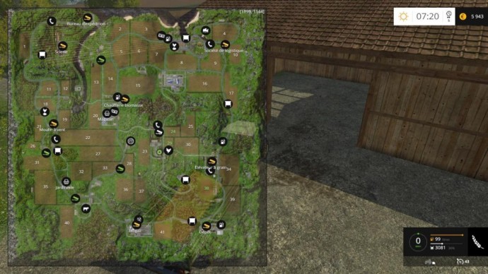 Farming Simulator 15 map