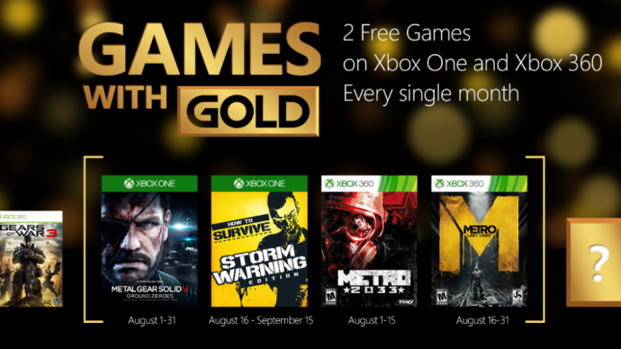 Games with Gold Aout