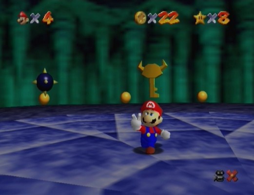 Super Mario 64 clé Bowser