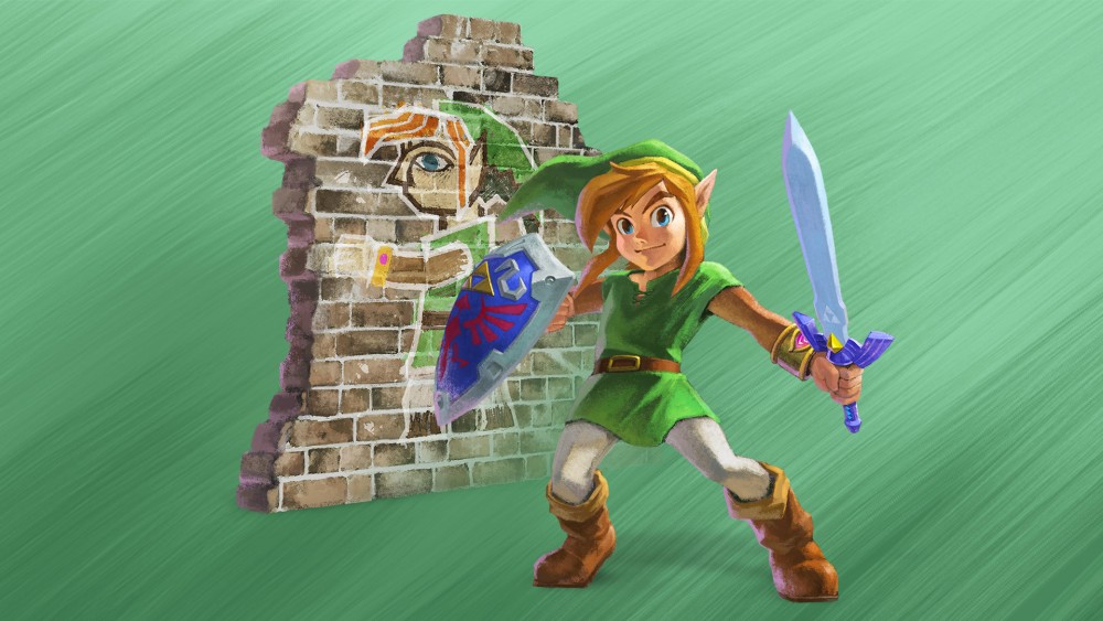 Artwork de Link de The Legend of Zelda: A Link Between Worlds