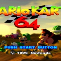 L'écran titre de Mario Kart 64