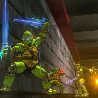 TMNT: Mutants in Manhattan les 4 tortues prennent la pose dans le métro