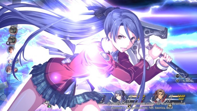 The Legend of Heroes Trails of Cold Steel Laura déclenche son S-Craft