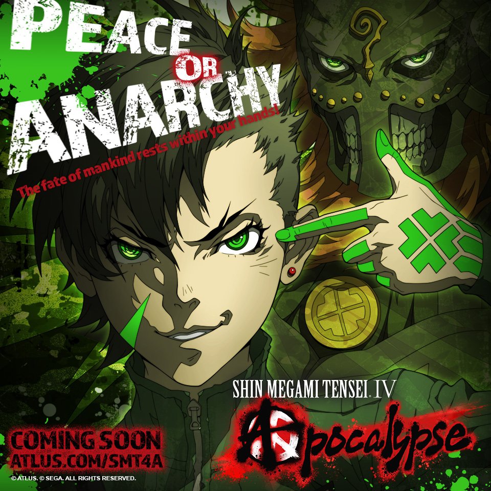Shin Megami Tensei IV Apocalypse paix ou anarchy