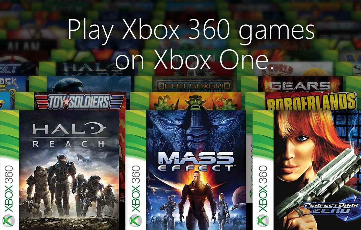 Bannière rétrocompatibilité Xbox 360 One