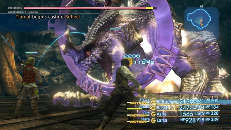 Final Fantasy XII the Zodiac Age phase de combat