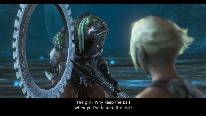 Final Fantasy XII the Zodiac Age Vaan face à un ennemi