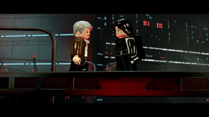 LEGO Star Wars Le reveil de la Force Han Solo et Kylo ren