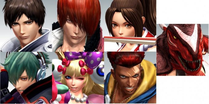 The king of fighters XIV personnages démo