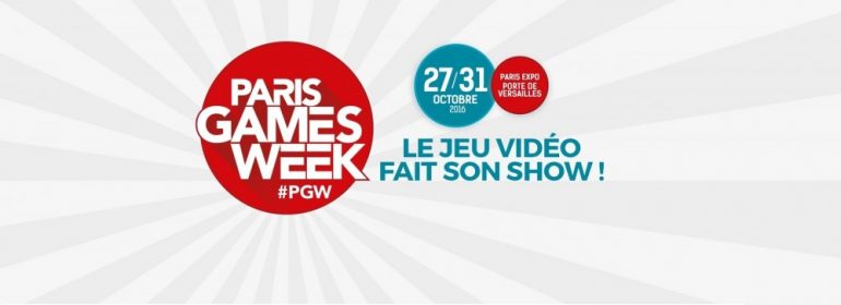 Affiche et date Paris Games Week 2016
