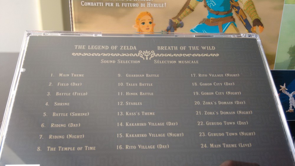 Breath of the Wild collector OSt arrière