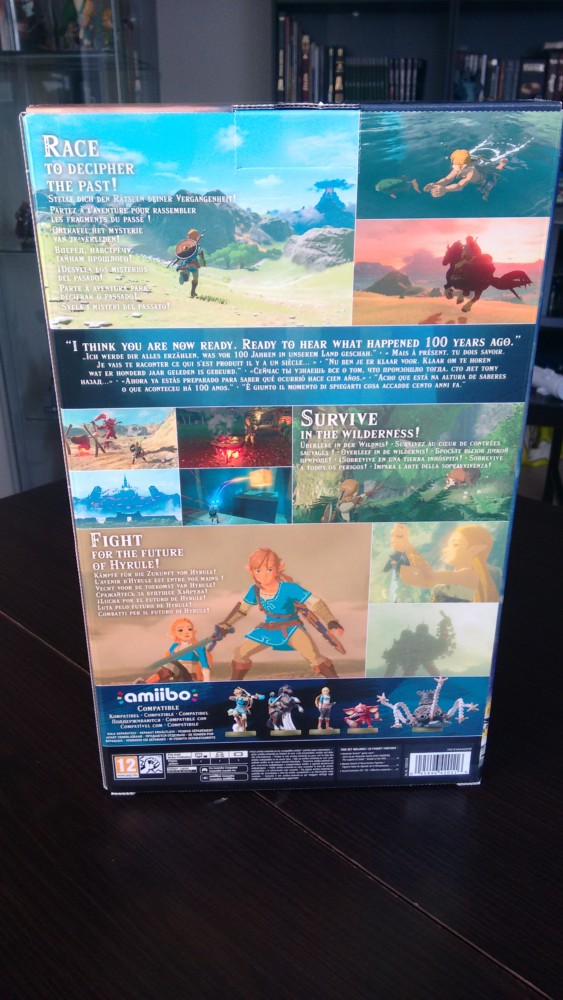 Breath of the Wild collector arrière