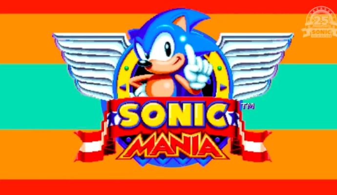 Knuckles plane sur Flying Zone Battery dans Sonic Mania