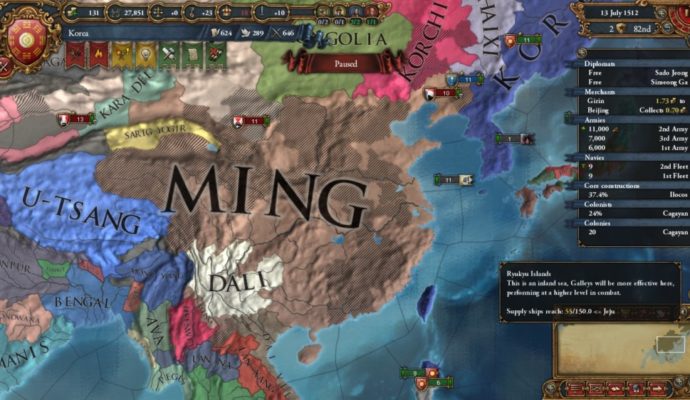 Europa Universalis IV - Mandate of Heaven - Chine