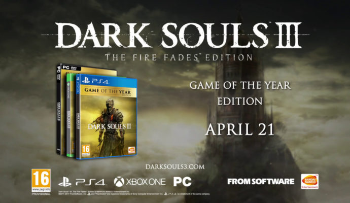 Dark Souls III: The Fire Fades Edition boxart