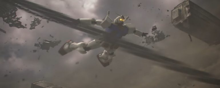 Un robot géant s'envole dans le trailer de Gundam Versus