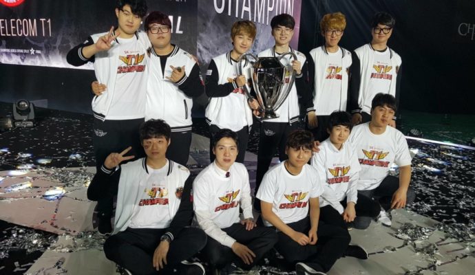 SK Telecom T1 spring split équipe victorieuse League of Legends Championship Series