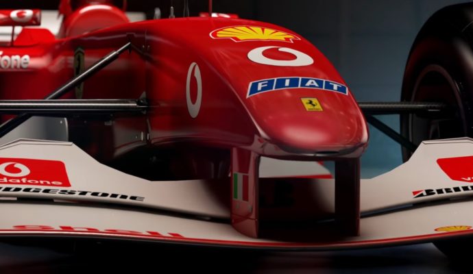 F1 2017 nous fait voyager dans le temps avec ses voitures de légende