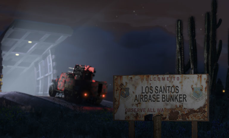 GTA Online Trafic d'armes Bunker