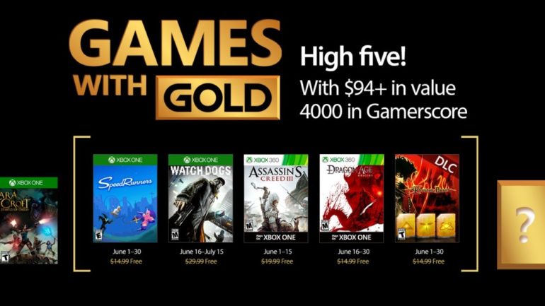 Games With Gold juin 2017