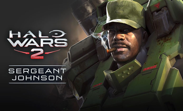 Le Sergent Johnson sur Halo Wars 2