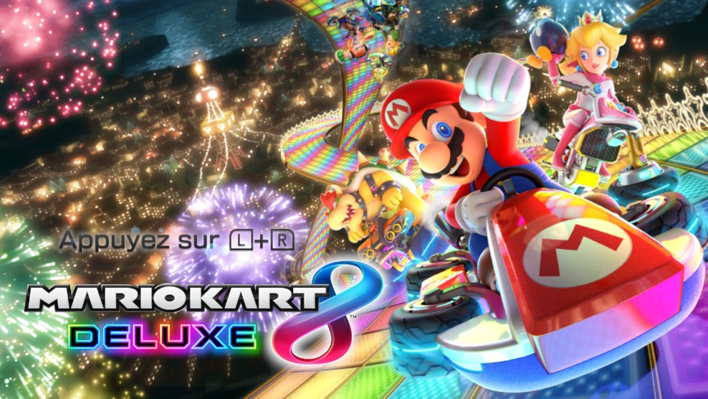 Mario Kart 8 Deluxe Nintendo Switch - écran titre