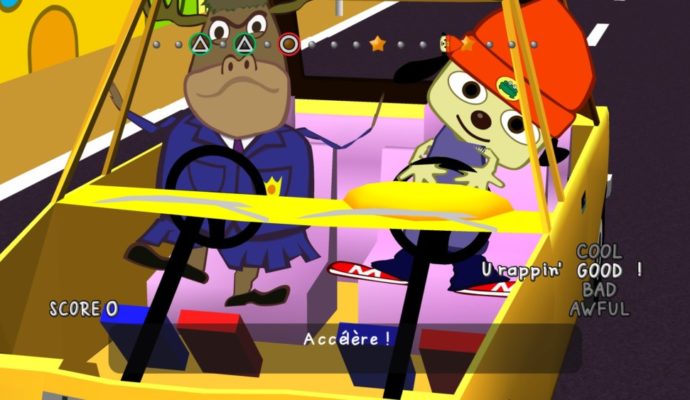 PaRappa the Rapper Remastered auto école