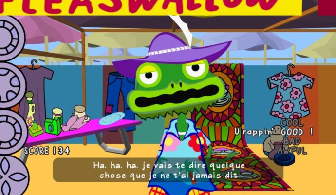 PaRappa the Rapper Remastered grenouille défoncée