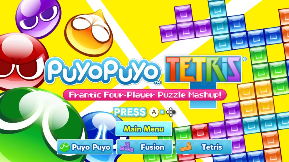 Puyo Puyo Tetris - écran titre