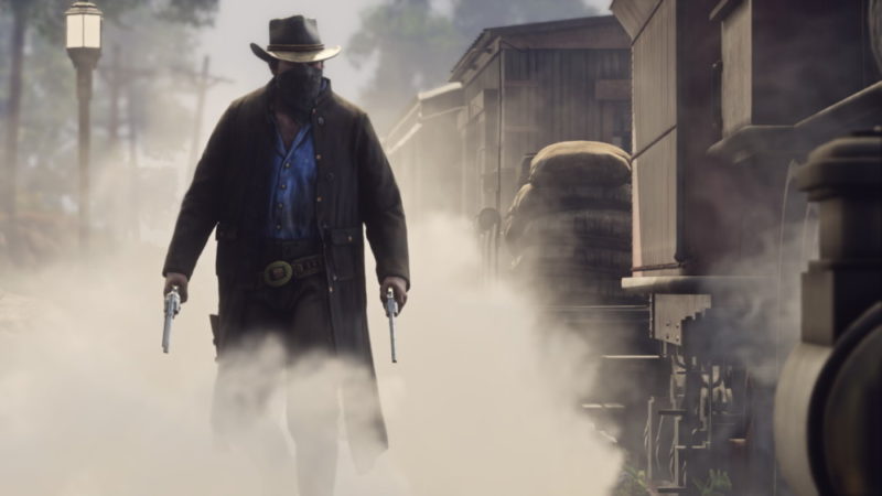 Red Dead Redemption un cow-boy dans le brouillard