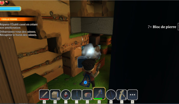 Portal Knights - creuser