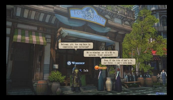 Valkyria Revolution Balade en ville