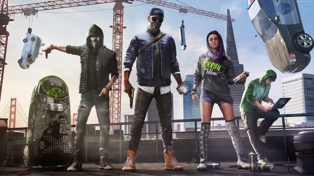 Watch Dogs 2 - Marcus et sa team