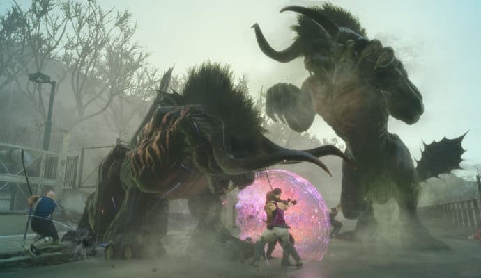 Final Fantasy XV DLC frères d'armes - behemot
