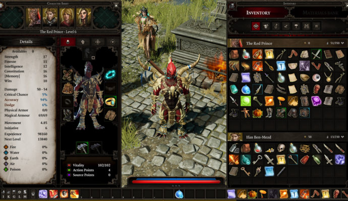 Divinity: Original Sin II inventaire