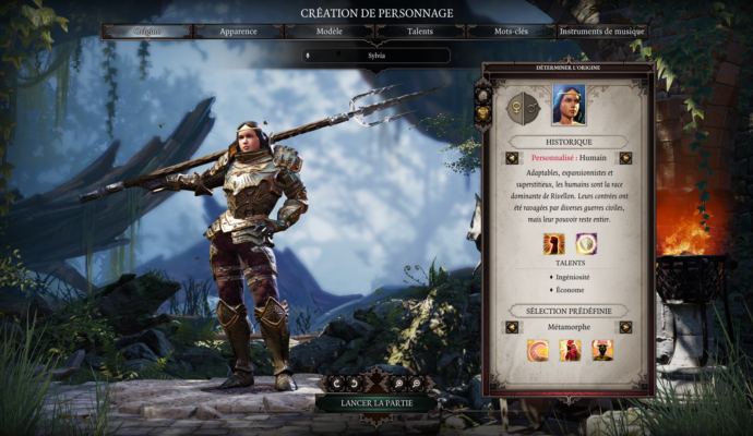 Divinity: Original Sin II - création personnage