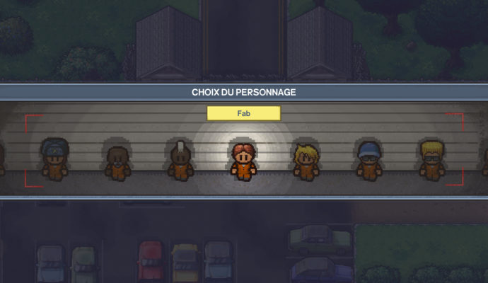 The Escapists 2 - choix de personnage