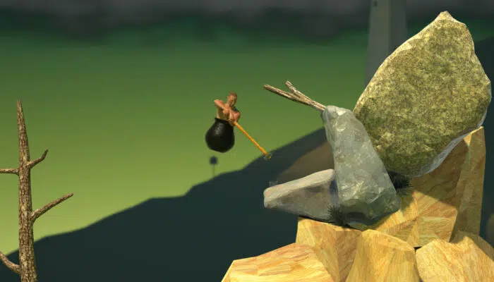 Getting Over It : c'est l'histoire d'un homme dans un chaudron, avec un marteau…