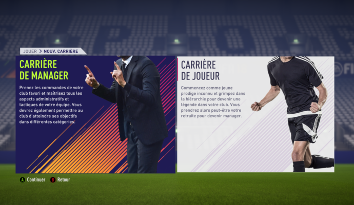 FIFA 18 - Carrières